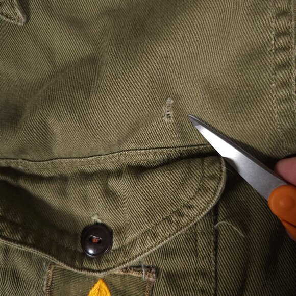 Vintage Boy Scout Uniform Shirt Two Harbors MN First Class Printing Patrol Youth - Picture 6 of 16